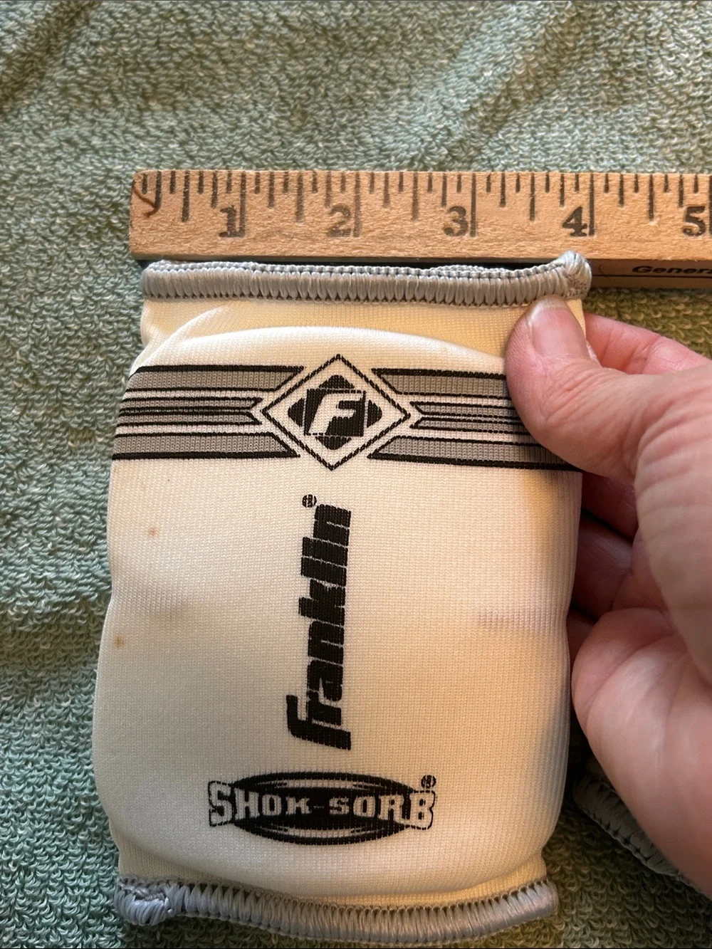 White Athletic Protective Sleeve for Youth Soccer
